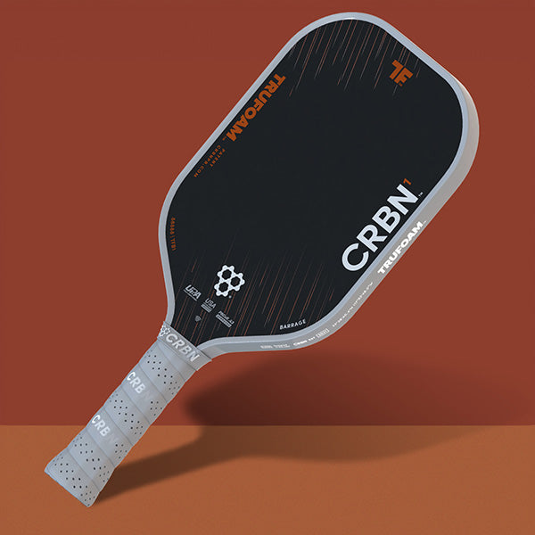 CRBN¹ TruFoam Barrage elongated long handle pickleball paddle