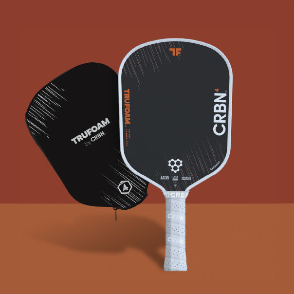 CRBN⁴ TruFoam Barrage hybrid AeroCurve pickleball paddle
